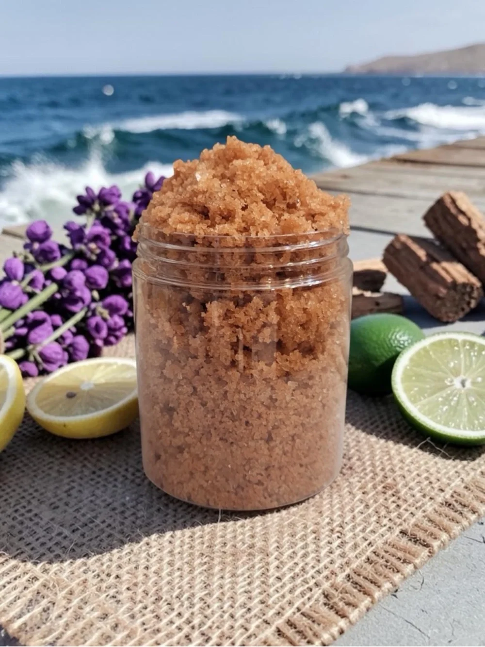 Fresh Tides exfoliation Pink Himalayan salt scrub Orchid & Vine